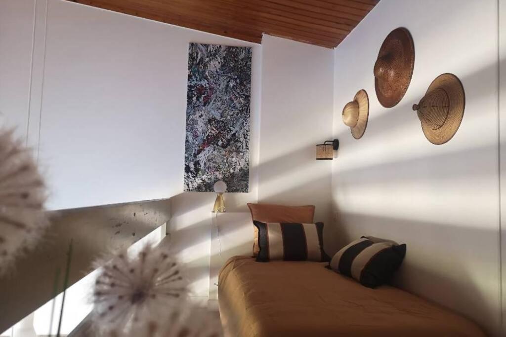 La Cabane des Dunes à Fort-Mahon Plage Extérieur photo